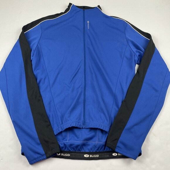 Sugoi Neo Cycling Jersey Men’s XL Full Zip Long Sleeve Non Slip Hem Polyester - Picture 1 of 11